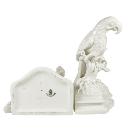 PAIR Nymphenburg German Porcelain Parrots