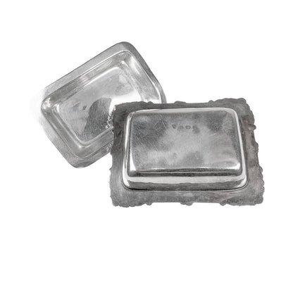 Antique Sterling Butter Dish. British Hallmarks.
