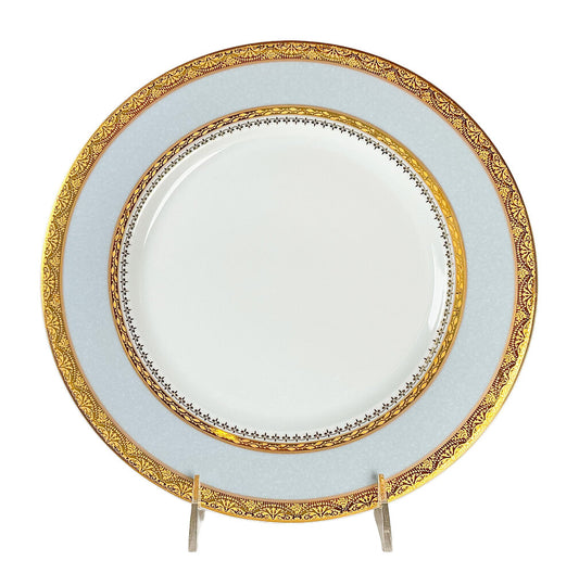 8PC Samarcande Deshoulieres Blue Dinner Plates - Opportunity Shop DC