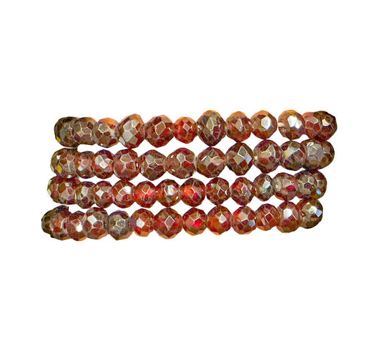 Four Strand Garnet Bracelet w 12K Gold Clasp - Opportunity Shop DC