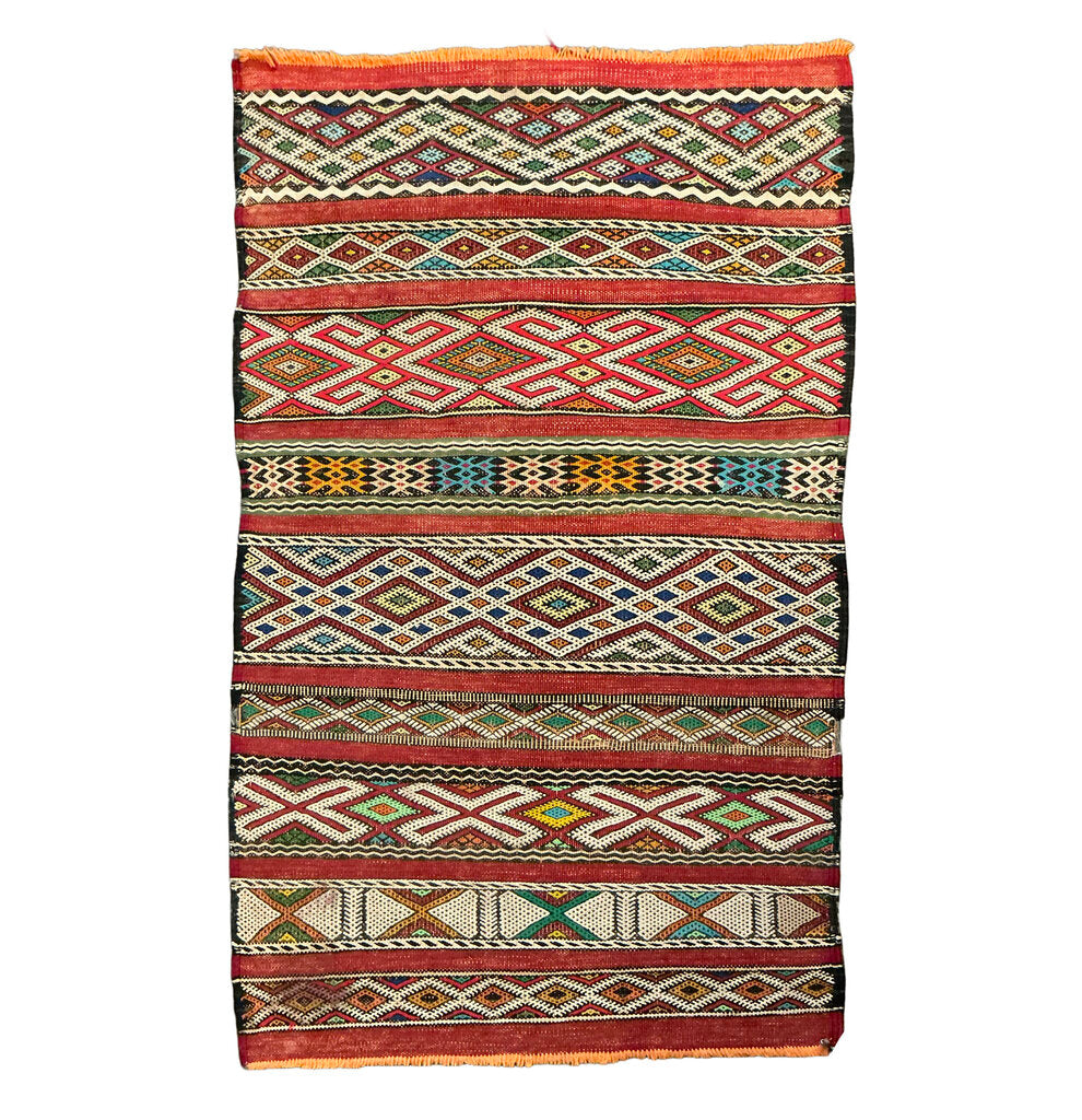 Turkish Kilim Geometric Rug