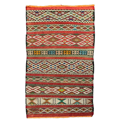 Turkish Kilim Geometric Rug