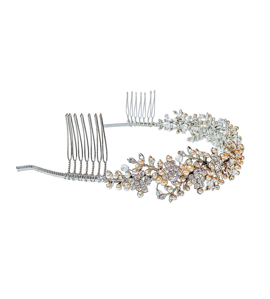Hand Beaded Tiara - Opportunity Shop DC