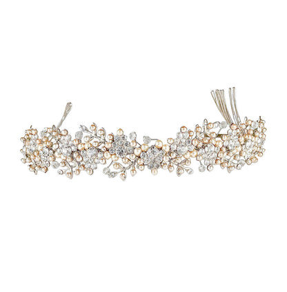 Hand Beaded Tiara - Opportunity Shop DC