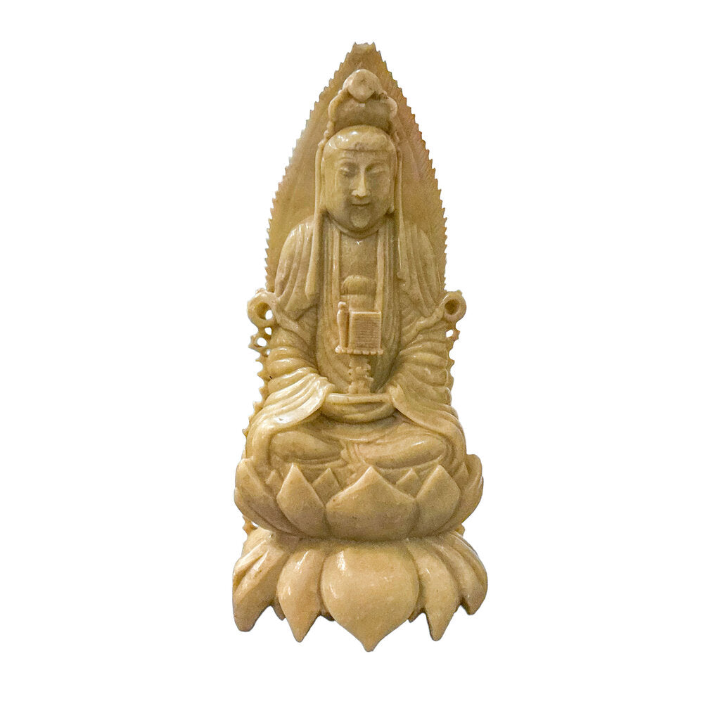 Carved Soapstone Guanyin Statue