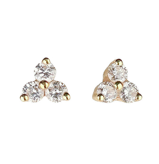 Maria Tash Trinity Diamond Stud. Threaded. Harrod's. - Opportunity Shop DC