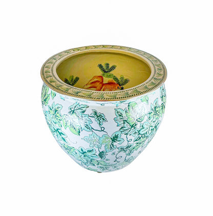 Green Leaf & Koi Planter - Opportunity Shop DC