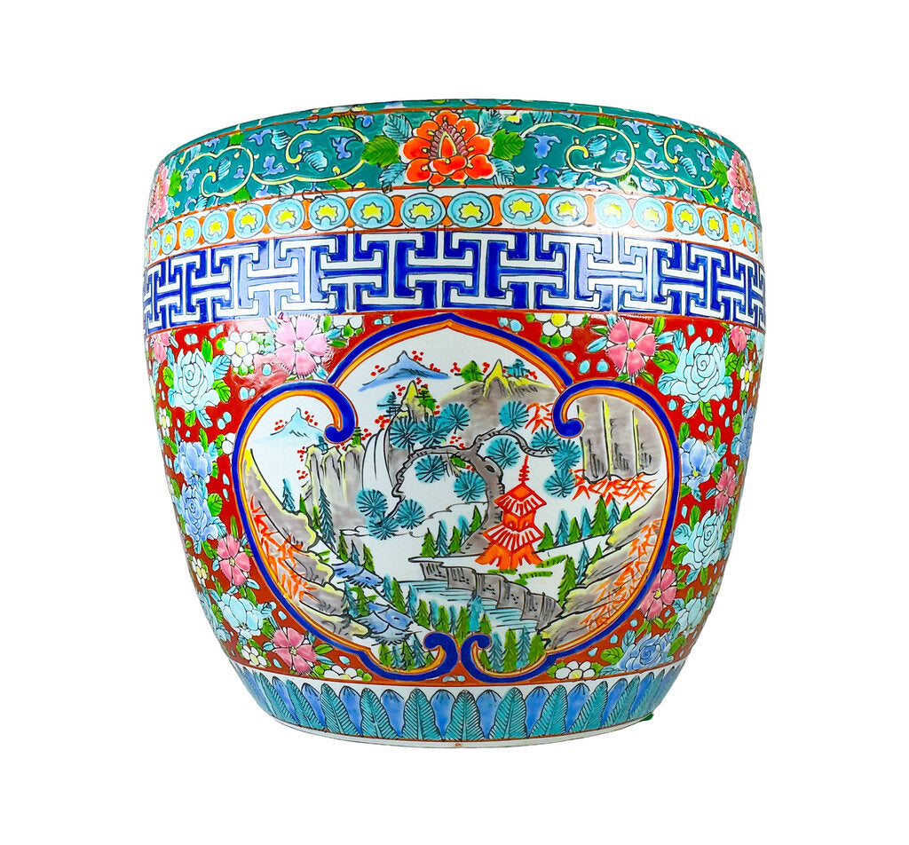 Japanese Imari Planter Handpainted - Opportunity Shop DC