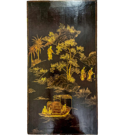 Late 19th c. Chinese Black Lacquer Coffee Table - Opportunity Shop DC