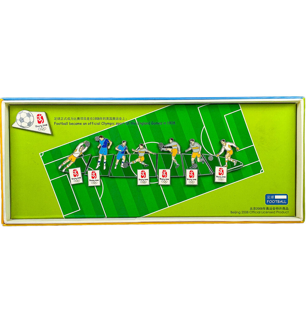 Beijing 20008 Olympic Soccer Pins SET/8