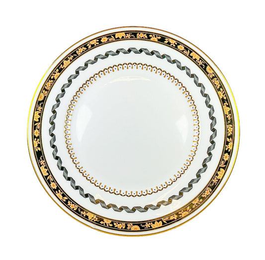 12PC Ginori Pincio Black Dinner Plates - Opportunity Shop DC
