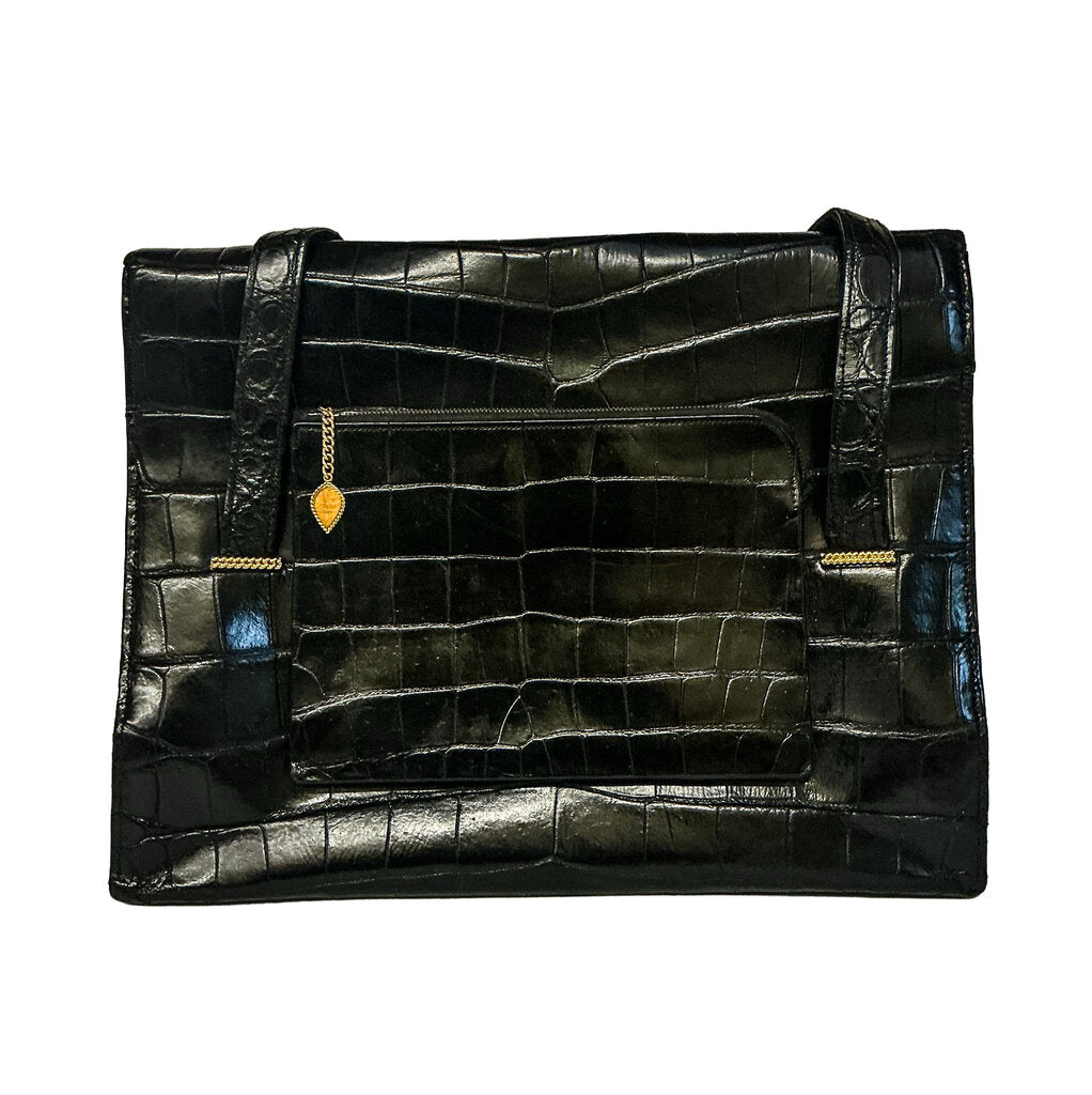 Cartier Alligator Bag. 1970's Custom made for Jeanne Megnin