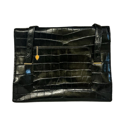 Cartier Alligator Bag. 1970's Custom made for Jeanne Megnin