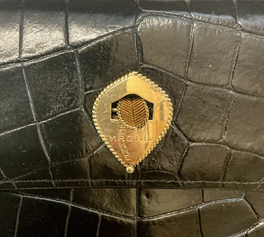 Cartier Alligator Bag. 1970's Custom made for Jeanne Megnin