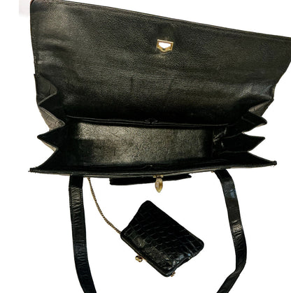 Cartier Alligator Bag. 1970's Custom made for Jeanne Megnin