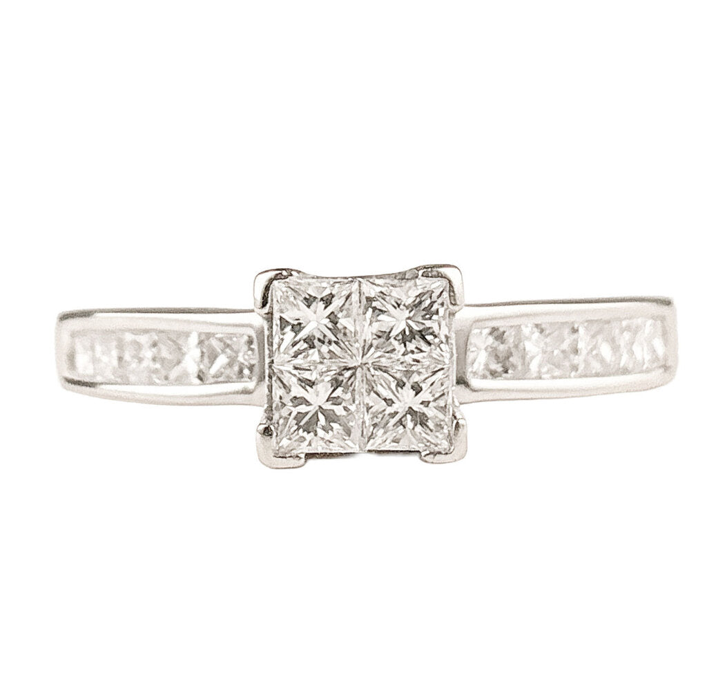 14K YG Pave Diamond Ring - Opportunity Shop DC