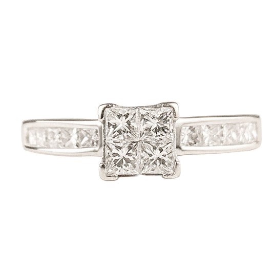 14K YG Pave Diamond Ring - Opportunity Shop DC