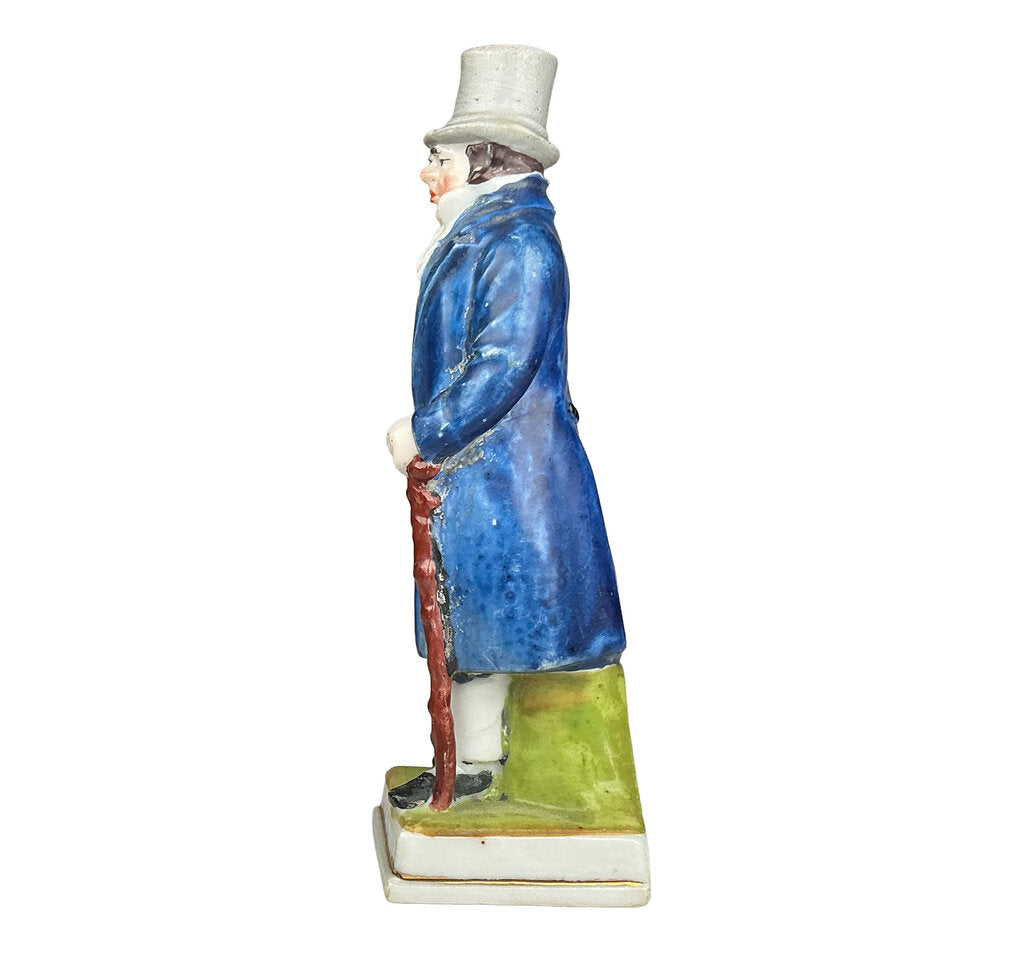 Antique Porcelain Capt Cuttle from Dickens's Dombey & Son