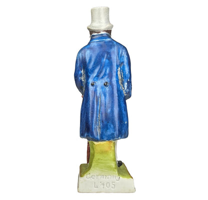 Antique Porcelain Capt Cuttle from Dickens's Dombey & Son