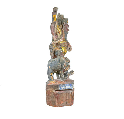 Chinese Folk Art God of Wealth Stature 19c. - Opportunity Shop DC