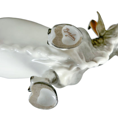 Edward Boehm Porcelain Braham Bull, Signed
