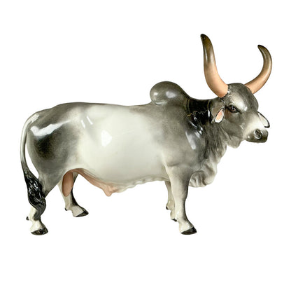 Edward Boehm Porcelain Braham Bull, Signed