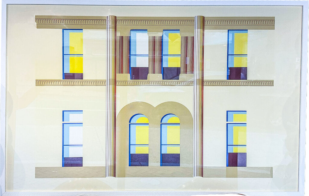 Clark V. Fox. Untitled, 1980s from 'Windows' series of Chinatown, New York. - Opportunity Shop DC