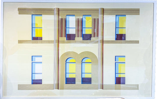Clark V. Fox. Untitled, 1980s from 'Windows' series of Chinatown, New York. - Opportunity Shop DC