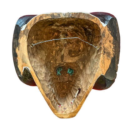 Vintage Folk Art Ram Mask. Central American. - Opportunity Shop DC