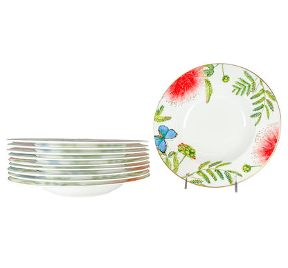 10PC Villeroy & Boch Amazonia Anmut Rim Soup Bowls