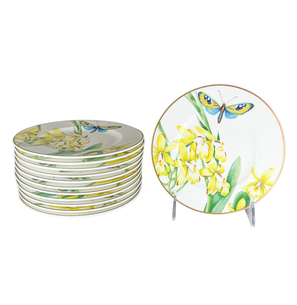 12PC Villeroy & Boch Amazonia Anmut Bread & Butter Plates