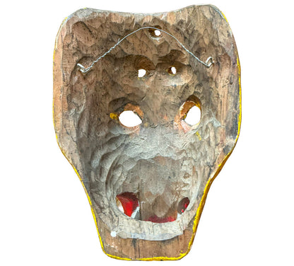 Vintage Folk Mask. Tigre Dance. Central American.