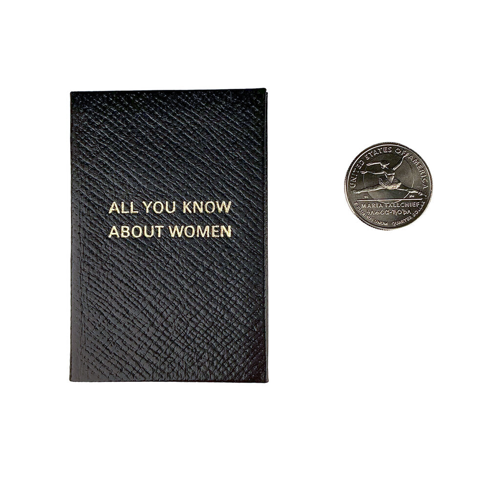 Vintage Smythson Novelty Book, Black