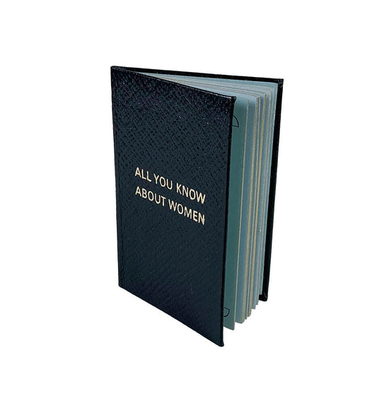 Vintage Smythson Novelty Book, Black