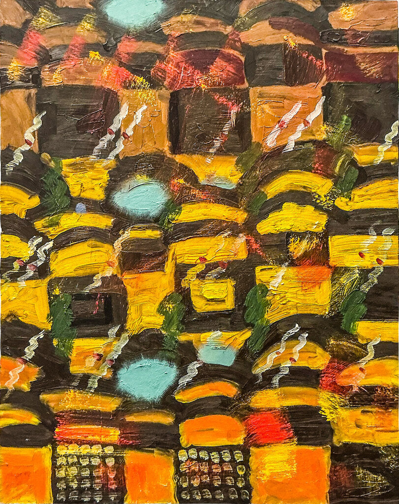 Ryan Nord Kitchen. "October Painting VI". Oil on Board. - Opportunity Shop DC