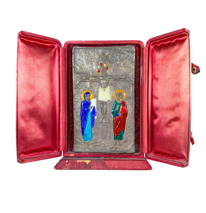 Vintage. Lar Intl. Sterling and Enamel Icon. Italy.