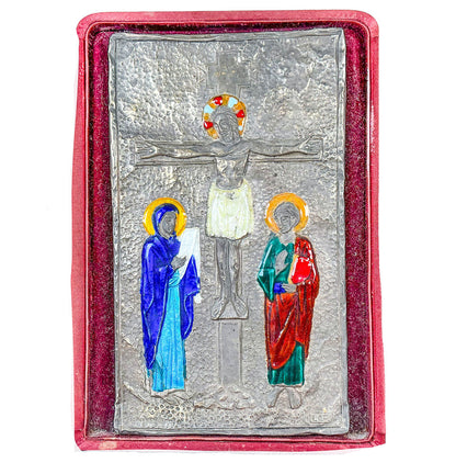 Vintage. Lar Intl. Sterling and Enamel Icon. Italy.