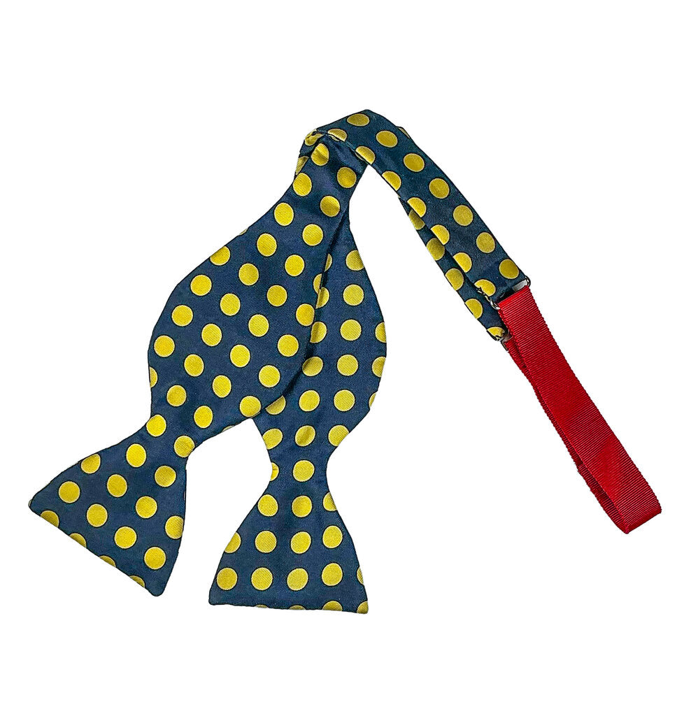 Turnbull & Asser Silk Polka Dot Bowtie