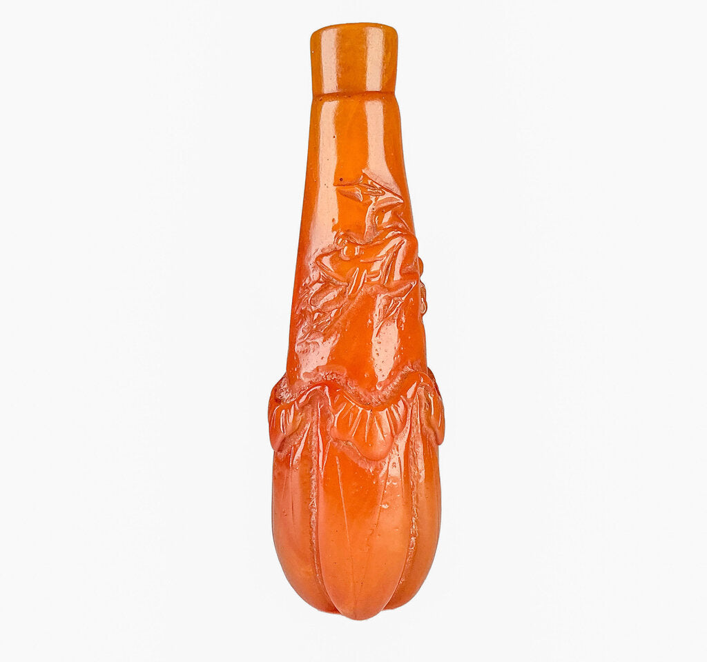 Brown Peking Glass Snuff Bottle