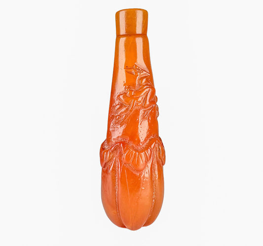 Brown Peking Glass Snuff Bottle
