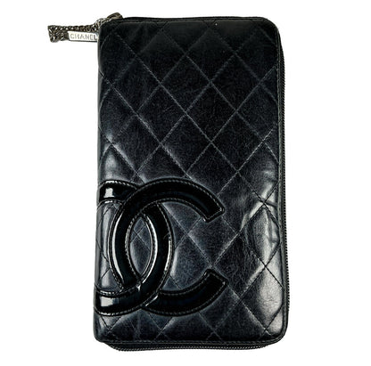 Chanel Cambon Quilted Black Wallet (orig. $1785)