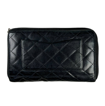 Chanel Cambon Quilted Black Wallet (orig. $1785)