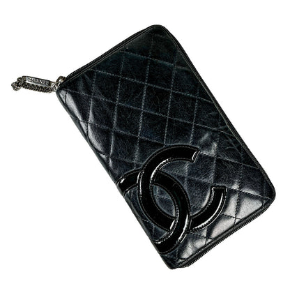 Chanel Cambon Quilted Black Wallet (orig. $1785)