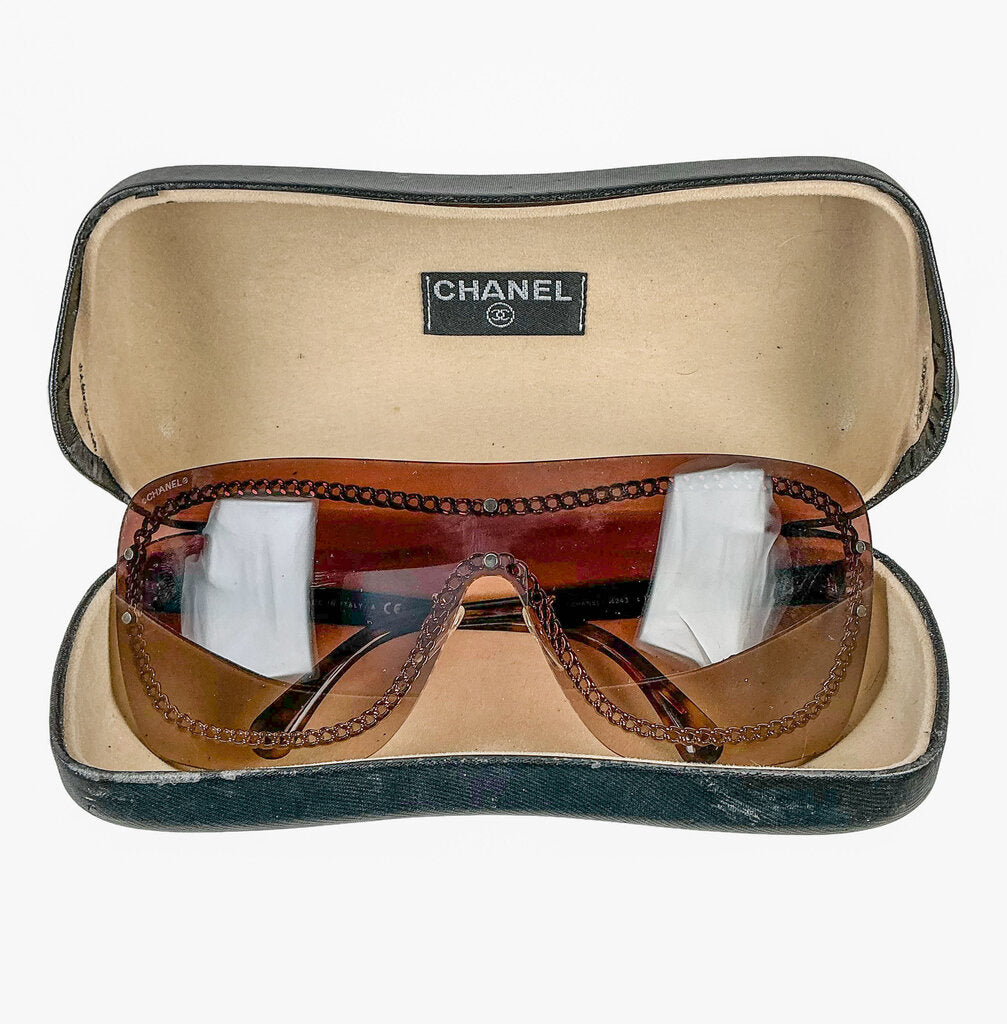 Chanel Interlocking Shield Sunglasses (orig. $755)