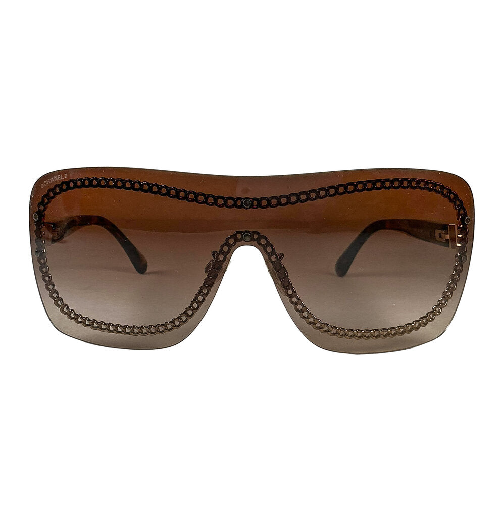Chanel Interlocking Shield Sunglasses (orig. $755)