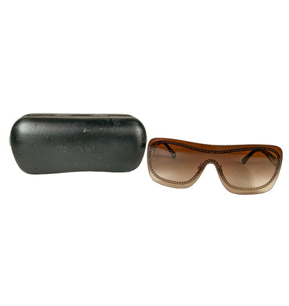 Chanel Interlocking Shield Sunglasses (orig. $755)