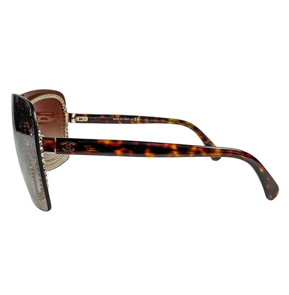 Chanel Interlocking Shield Sunglasses (orig. $755)