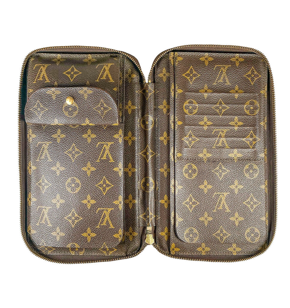 Louis Vuitton Zippy XL Brown Organizer (orig. $1075)