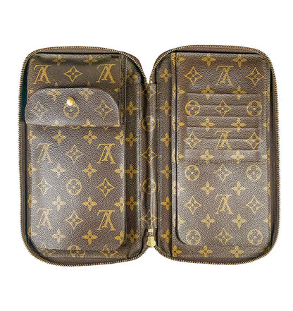 Louis Vuitton Zippy XL Brown Organizer (orig. $1075)