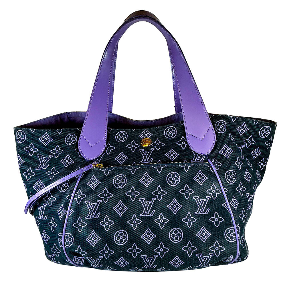 Louis Vuitton Navy Cabas Ipanema Beach Tote (orig. ($2175)
